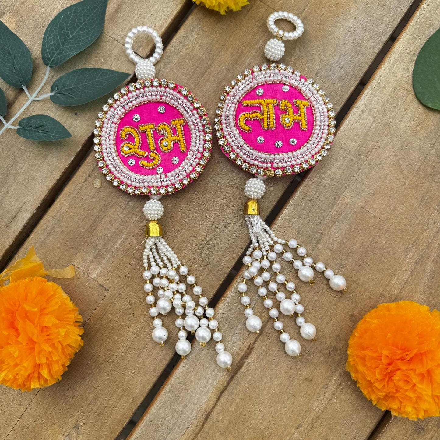 Shubh Labh Pair Hanging | 9.5 Inches | 3 Colors