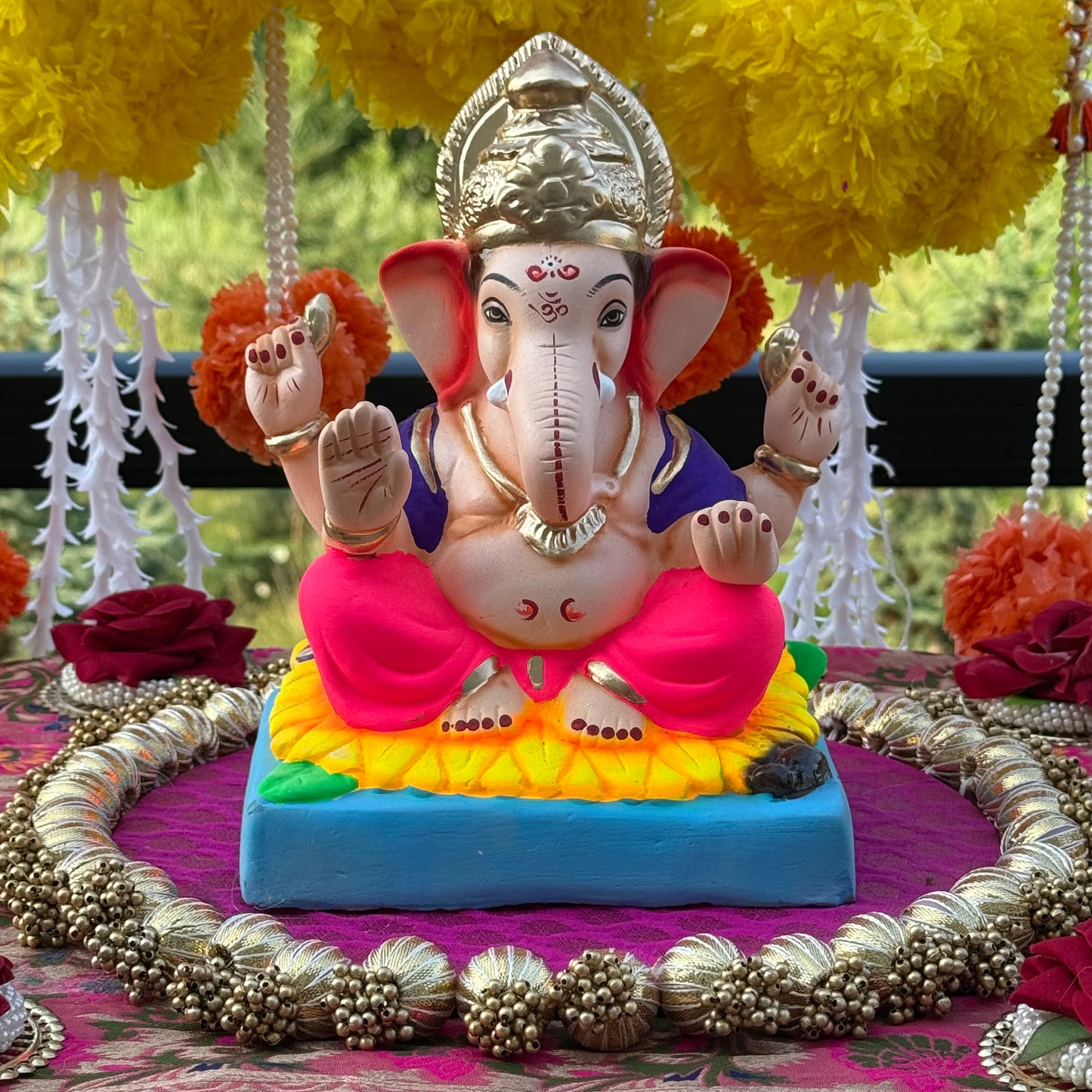 Eco Friendly Ganapati - 8 inch