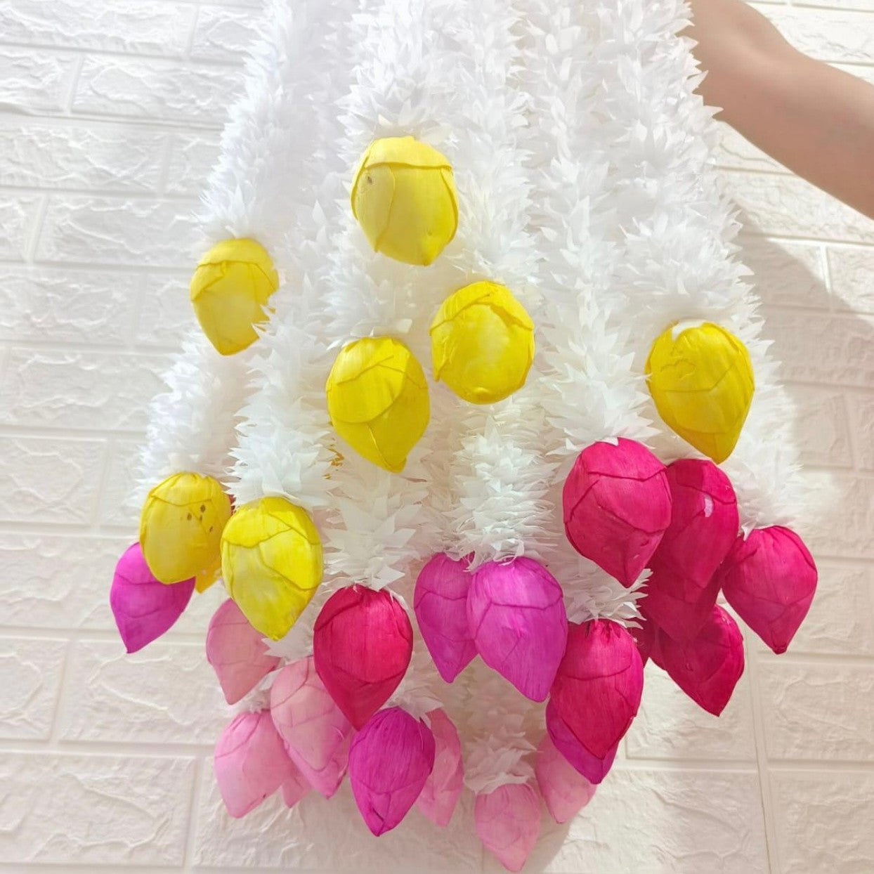 Artificial Jasmine-Lotus Garland String – 3 Feet