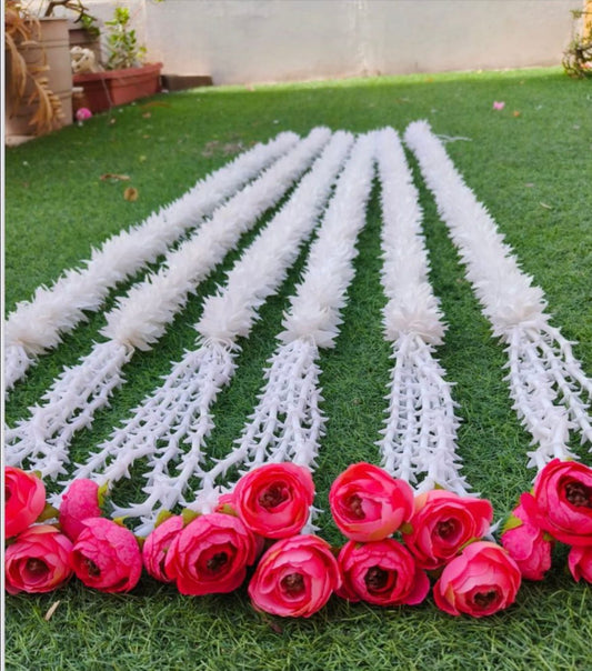 Jasmine Garland with Tuberose Mini Rose Hanging  – 4 Feet