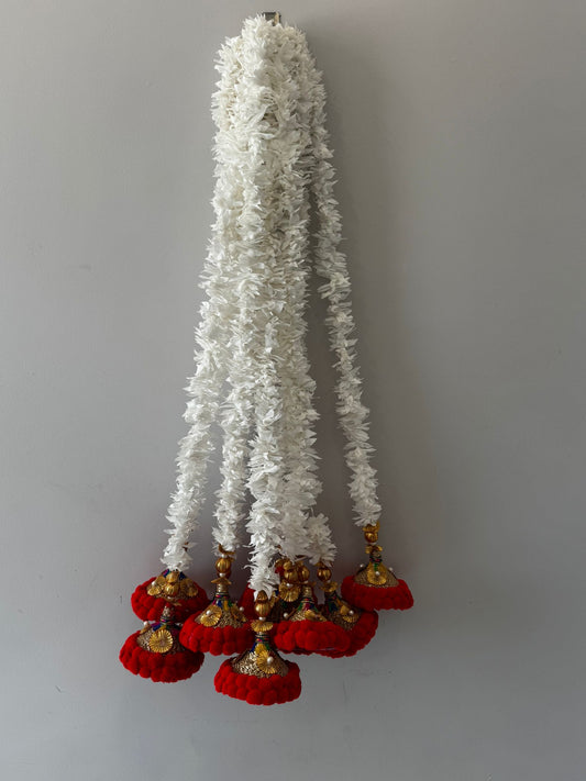 Jasmine Garland with Pom Pom Dome Hanging  – 3 Feet