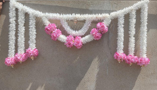 Jasmine & Rose Floral Toran  – 4 Feet