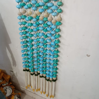 Peony Artificial Flower Garlands with Pearl Tassel | 4 Colors