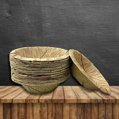 Sal Leaf Bowl Pack of 50 - 6 Inches