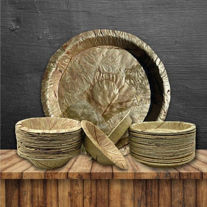 Sal Leaf Plate | Pack of 25 | 12 Inches