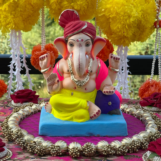 Eco Friendly Ganapati - 8 inch