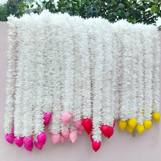 Artificial Jasmine-Lotus Garland String – 3 Feet