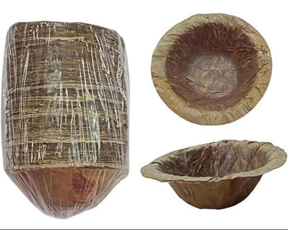 Sal Leaf Bowl Pack of 50 - 6 Inches