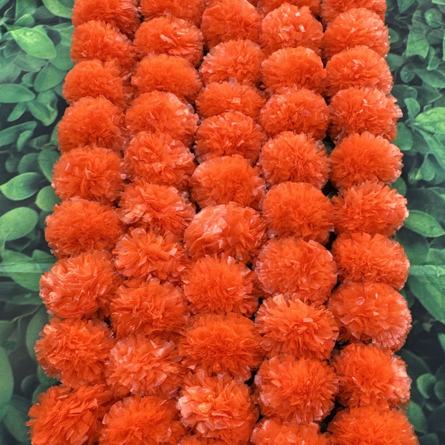 Artificial Marigold Flowers Garland String (30 Flowers / 4.5-5 feet)