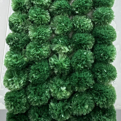 Artificial Marigold Flowers Garland String (30 Flowers / 4.5-5 feet)