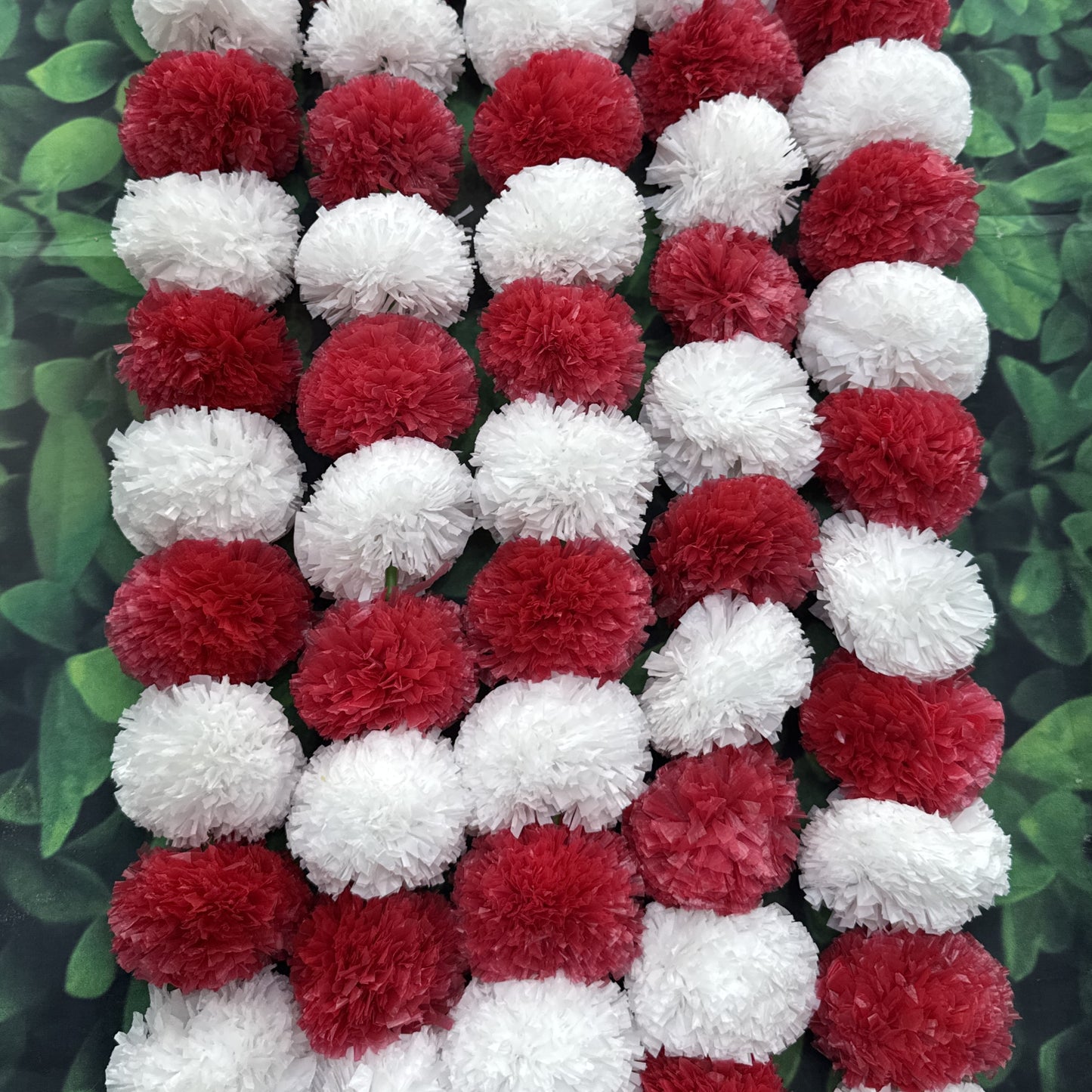 Artificial Marigold Flowers Garland String (30 Flowers / 4.5-5 feet)