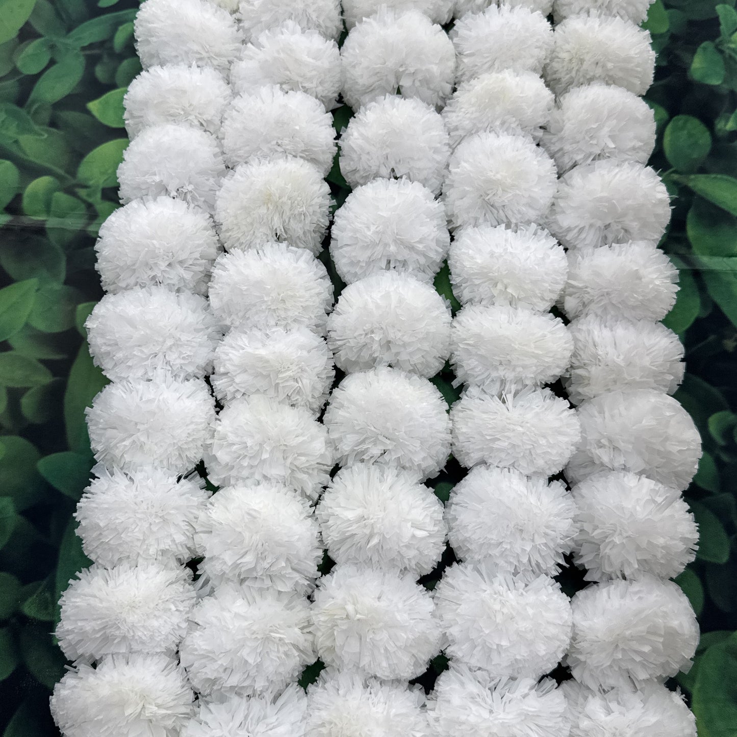 Artificial Marigold Flowers Garland String (30 Flowers / 4.5-5 feet)